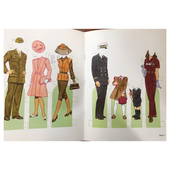 American Family of the 1940s Paper Dolls - Picture 5 of 7